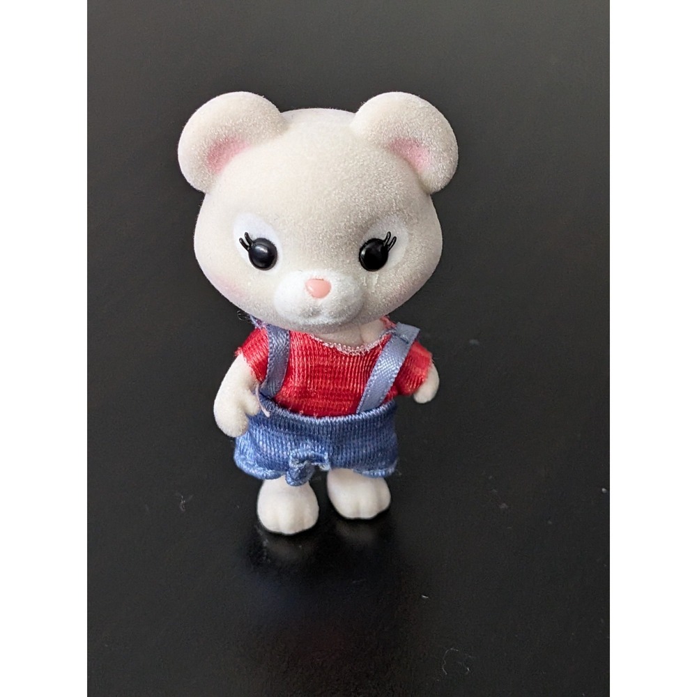 Honey Bee Acres Cuddlesworths‎ Bear 2" Posable Flocked Animal Figure Toy